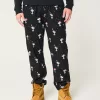24/7 Snoopy Graphic Flannel Pajama Pants,24/7 Snoopy Graphic Flannel Pajama Pants