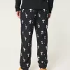 24/7 Snoopy Graphic Flannel Pajama Pants,24/7 Snoopy Graphic Flannel Pajama Pants
