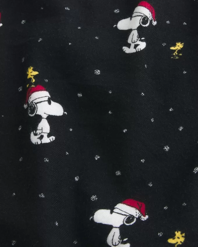 24/7 Snoopy Graphic Flannel Pajama Pants,24/7 Snoopy Graphic Flannel Pajama Pants