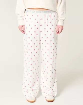 24/7 Wide-Leg Flannel Pajama Pants,24/7 Wide-Leg Flannel Pajama Pants