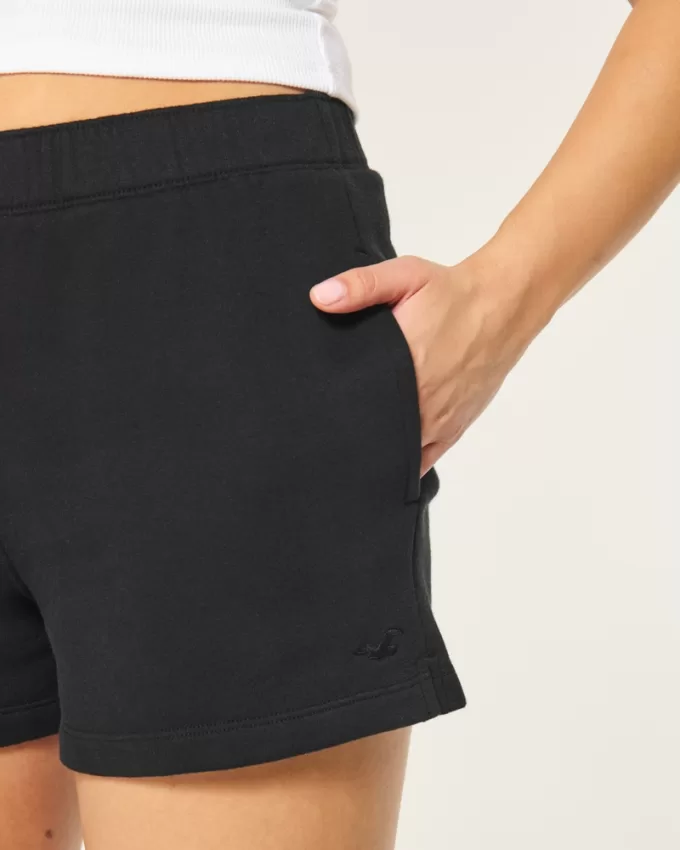 Adjustable Rise Fleece Shorts,Adjustable Rise Fleece Shorts