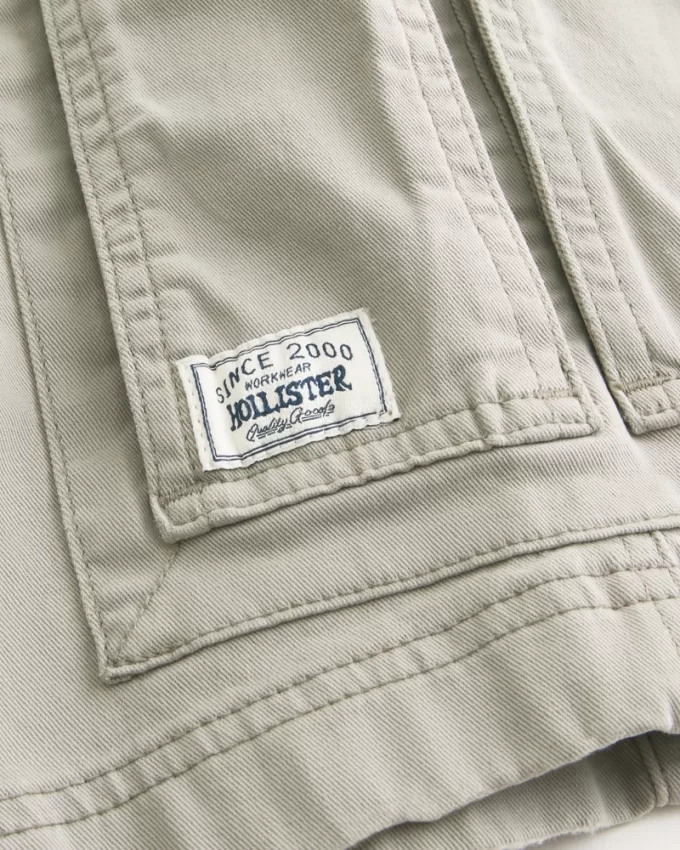 At-the-Knee Baggy Cargo Shorts,At-the-Knee Baggy Cargo Shorts