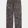 Baggy Camo Cargo Pull-On Pants,Baggy Camo Cargo Pull-On Pants