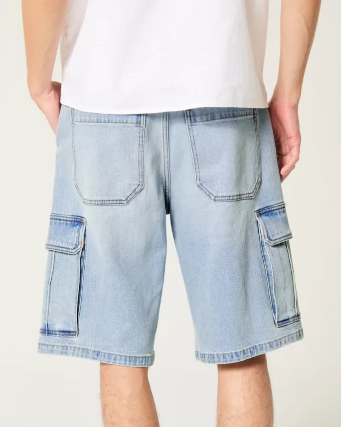 Baggy Cargo Jean Shorts,Baggy Cargo Jean Shorts
