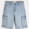 Baggy Cargo Jean Shorts,Baggy Cargo Jean Shorts