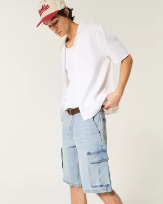 Baggy Cargo Jean Shorts,Baggy Cargo Jean Shorts