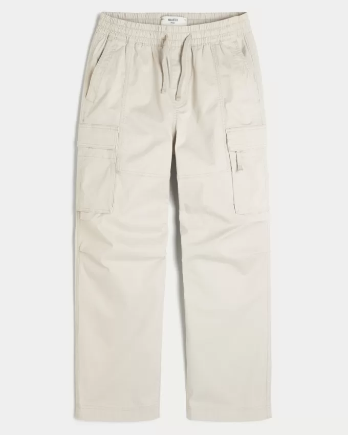 Baggy Cargo Pull-On Pants,Baggy Cargo Pull-On Pants