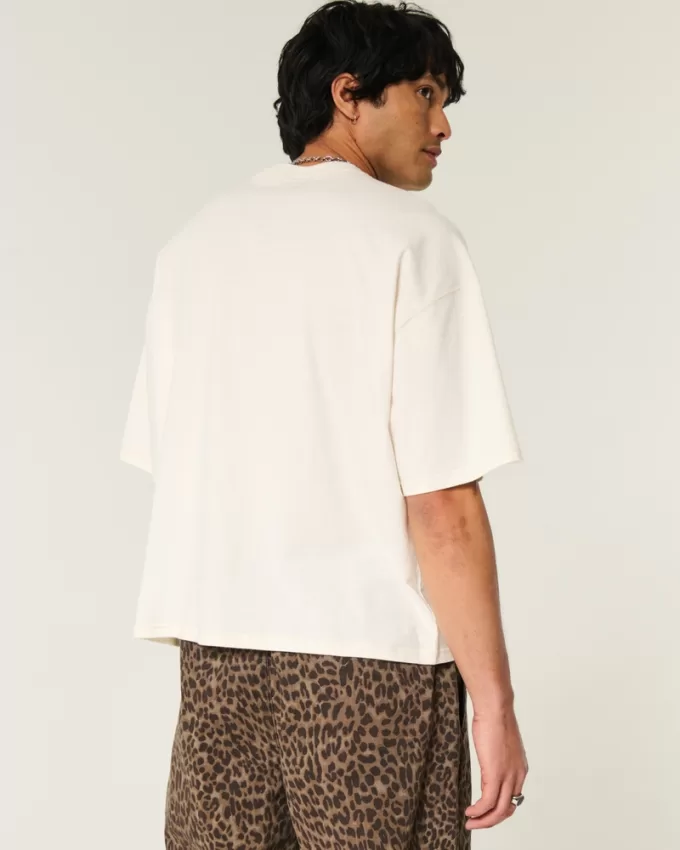 Baggy Crop Crew T-Shirt,Baggy Crop Crew T-Shirt