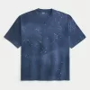Baggy Paint Splatter Crew T-Shirt,Baggy Paint Splatter Crew T-Shirt