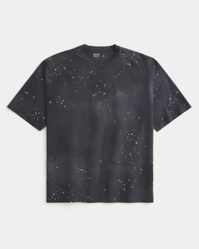 Baggy Paint Splatter Crew T-Shirt,Baggy Paint Splatter Crew T-Shirt