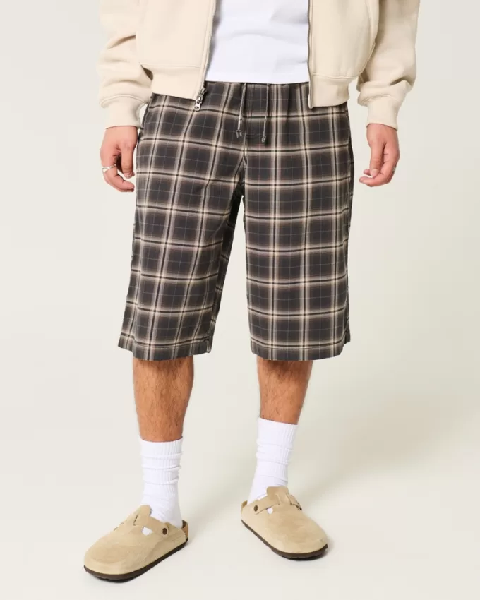 Baggy Pull-On Shorts,Baggy Pull-On Shorts