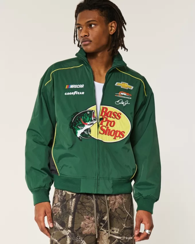 Bass Pro Shops Graphic Racing Jacket,Bass Pro Shops Graphic Racing Jacket