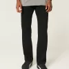Black No Fade Straight Jeans,Black No Fade Straight Jeans