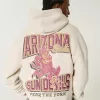Boxy Arizona State University Sun Devils Graphic Hoodie,Boxy Arizona State University Sun Devils Graphic Hoodie