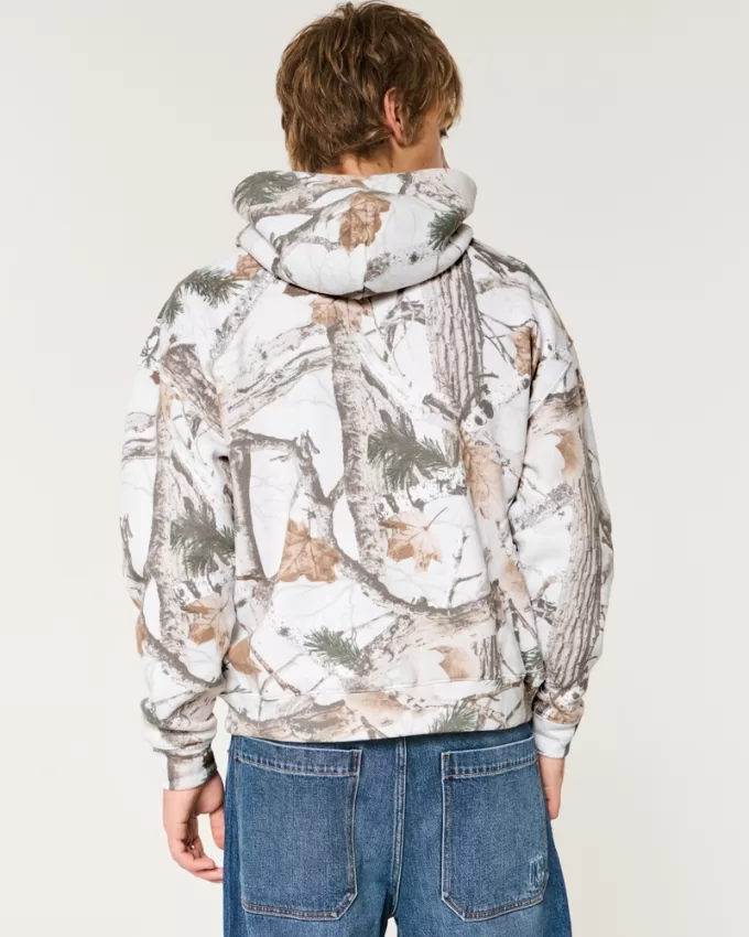 Boxy Camo Hoodie,Boxy Camo Hoodie