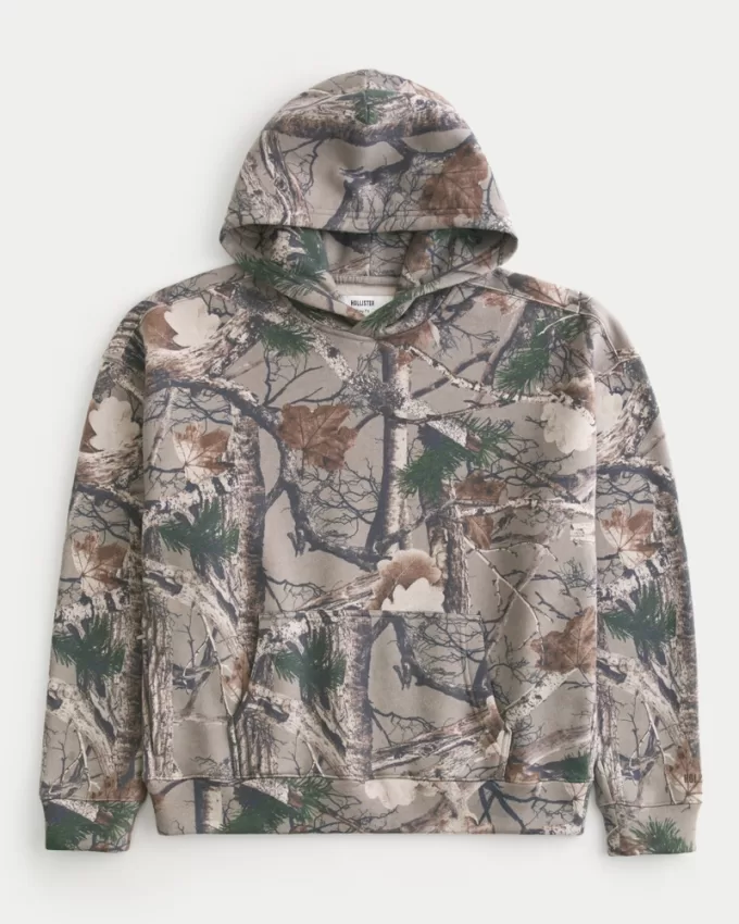 Boxy Camo Hoodie,Boxy Camo Hoodie