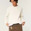 Boxy Crew Sweater,Boxy Crew Sweater