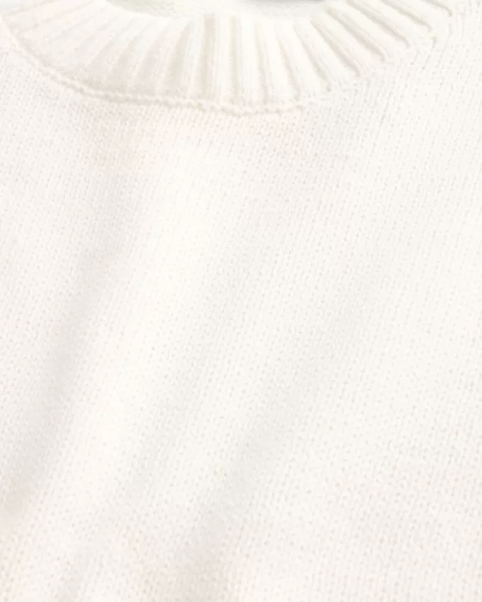 Boxy Crew Sweater,Boxy Crew Sweater