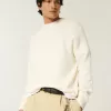 Boxy Crew Sweater,Boxy Crew Sweater