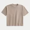 Boxy Crop Cooling Tee,Boxy Crop Cooling Tee