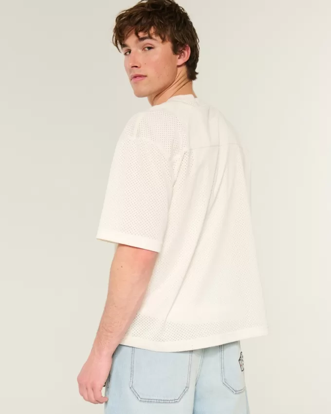 Boxy Crop Ford Graphic Jersey,Boxy Crop Ford Graphic Jersey