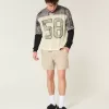 Boxy Crop Mesh Graphic Football Jersey,Boxy Crop Mesh Graphic Football Jersey