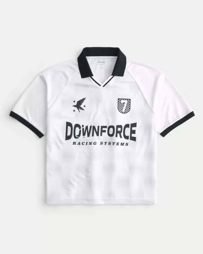 Boxy Downforce Graphic Soccer Jersey,Boxy Downforce Graphic Soccer Jersey