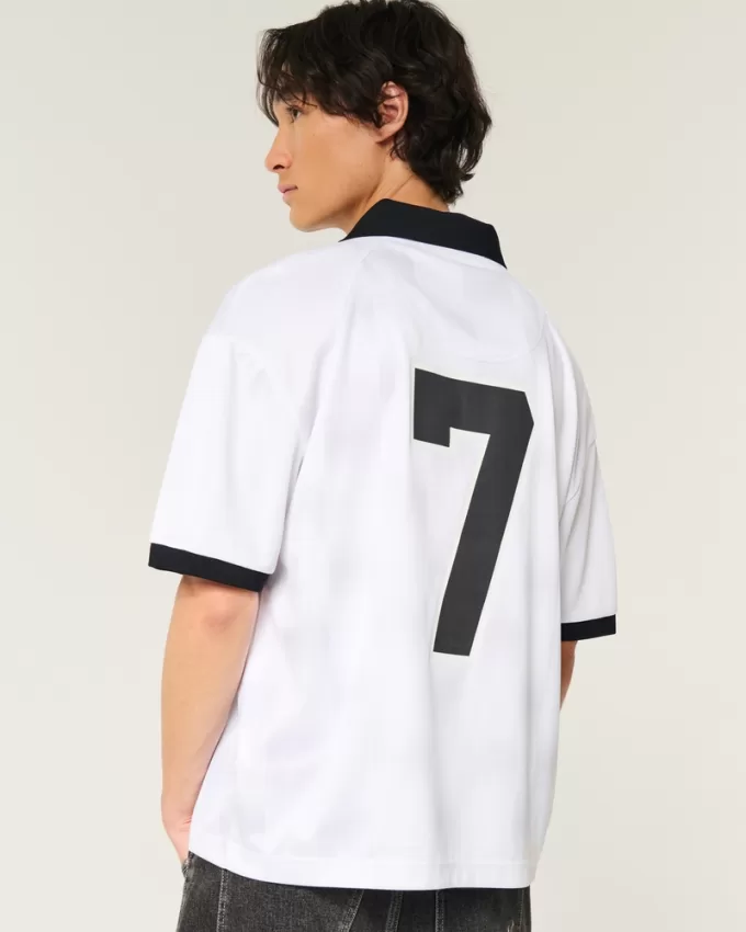 Boxy Downforce Graphic Soccer Jersey,Boxy Downforce Graphic Soccer Jersey