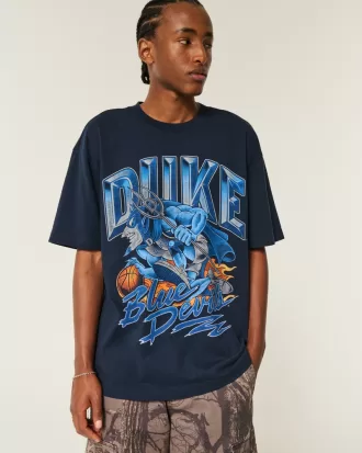 Boxy Duke Blue Devils Graphic Tee,Boxy Duke Blue Devils Graphic Tee