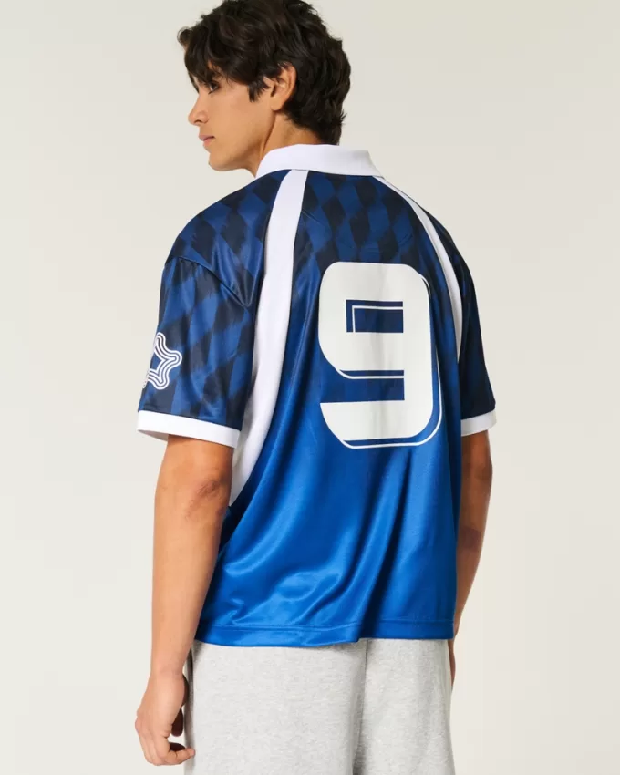 Boxy Dynamix Graphic Soccer Jersey,Boxy Dynamix Graphic Soccer Jersey