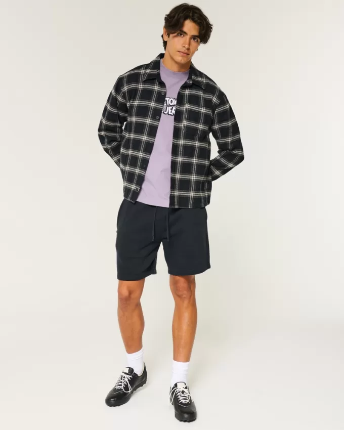 Boxy Flannel Shirt,Boxy Flannel Shirt
