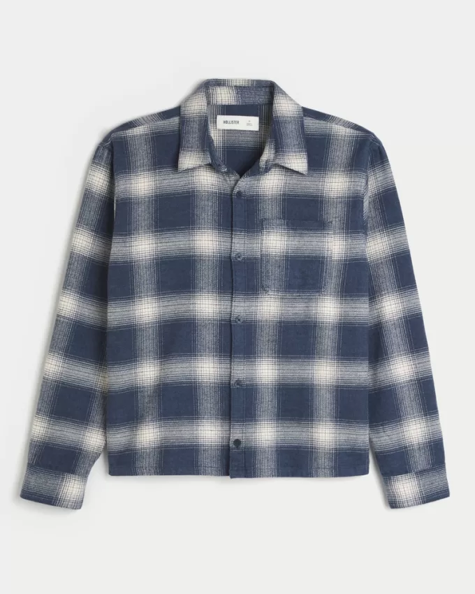 Boxy Flannel Shirt,Boxy Flannel Shirt