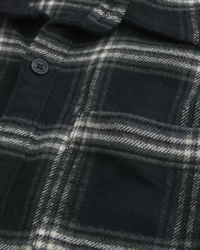 Boxy Flannel Shirt,Boxy Flannel Shirt