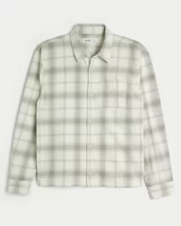 Boxy Flannel Shirt,Boxy Flannel Shirt