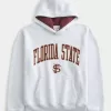 Boxy Florida State University Graphic Hoodie,Boxy Florida State University Graphic Hoodie