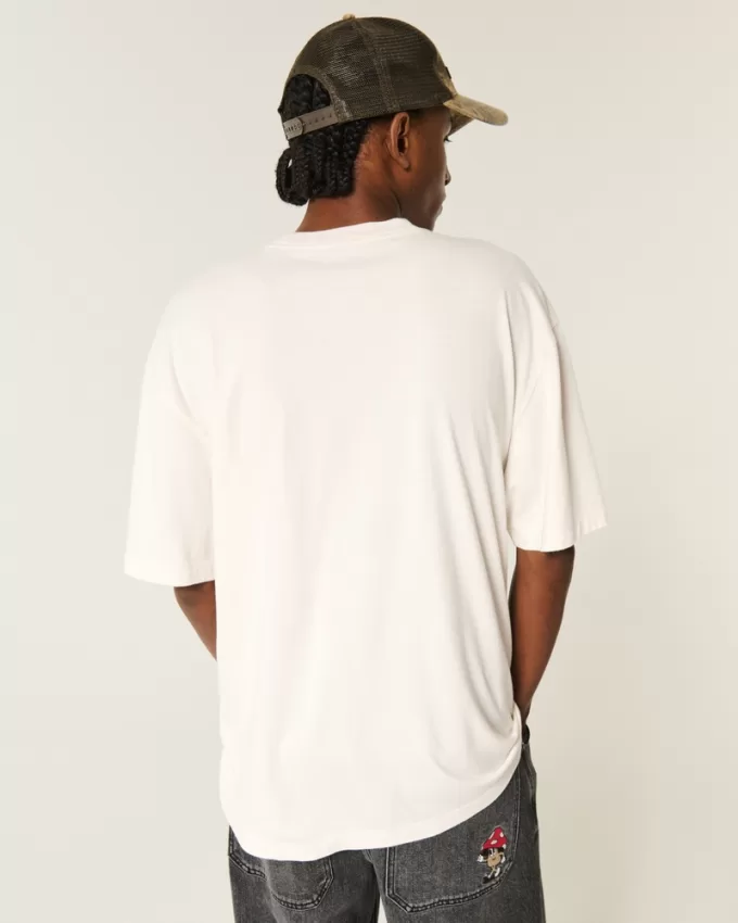 Boxy Georgia Bulldogs Graphic Tee,Boxy Georgia Bulldogs Graphic Tee