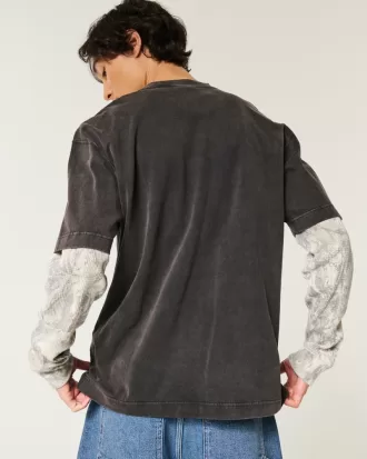 Boxy Heavyweight Courage the Friendly Dog Graphic Tee,Boxy Heavyweight Courage the Friendly Dog Graphic Tee