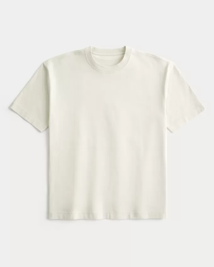 Boxy Heavyweight Crew T-Shirt,Boxy Heavyweight Crew T-Shirt