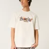Boxy Heavyweight Looney Tunes Graphic Tee,Boxy Heavyweight Looney Tunes Graphic Tee