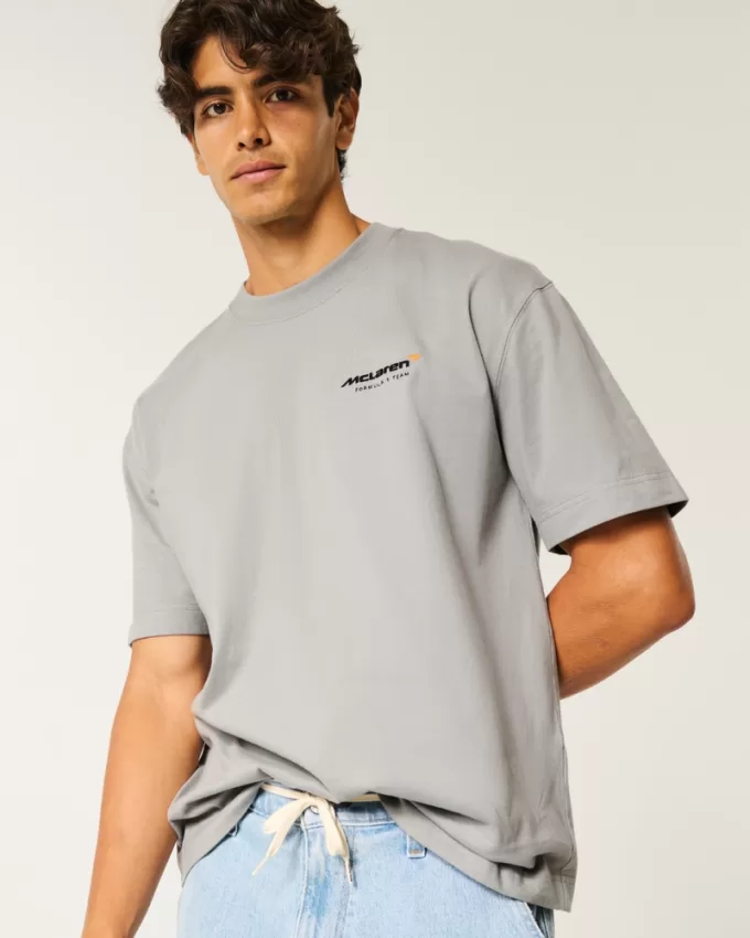 Boxy Heavyweight McLaren Lando Norris Graphic Tee,Boxy Heavyweight McLaren Lando Norris Graphic Tee