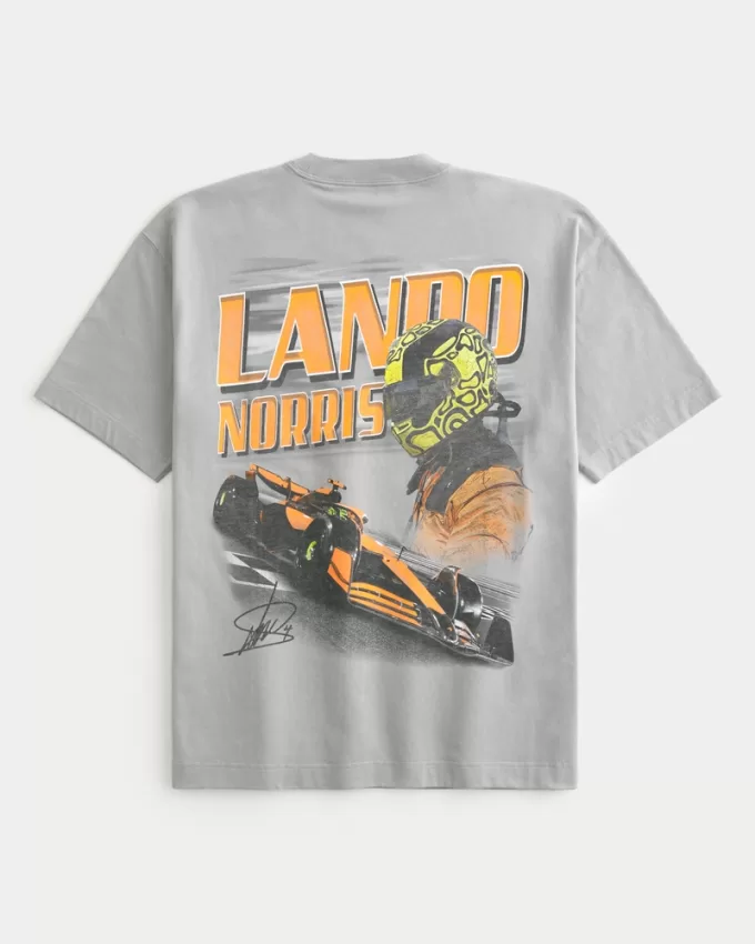 Boxy Heavyweight McLaren Lando Norris Graphic Tee,Boxy Heavyweight McLaren Lando Norris Graphic Tee
