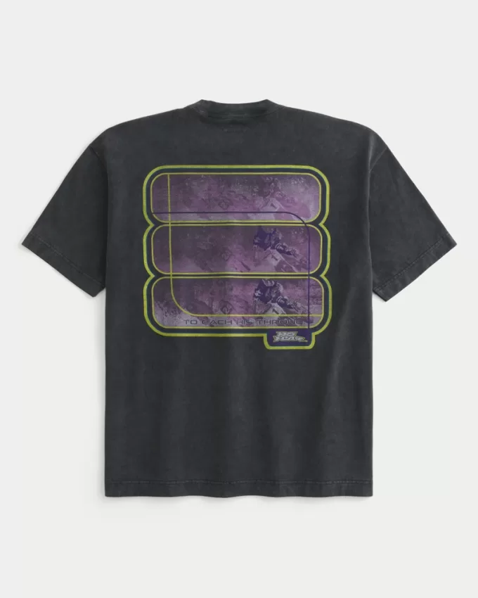 Boxy Heavyweight No Fear Graphic Tee,Boxy Heavyweight No Fear Graphic Tee