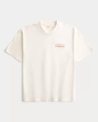Boxy Heavyweight Oracle Red Bull Racing Graphic Tee,Boxy Heavyweight Oracle Red Bull Racing Graphic Tee