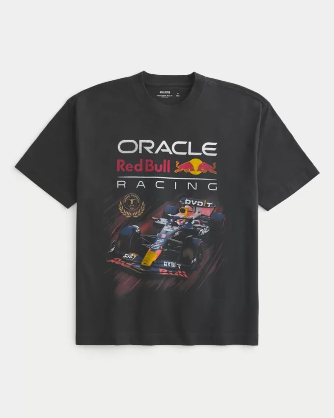 Boxy Heavyweight Oracle Red Bull Racing Graphic Tee,Boxy Heavyweight Oracle Red Bull Racing Graphic Tee