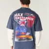 Boxy Heavyweight Oracle Red Bull Racing Graphic Tee,Boxy Heavyweight Oracle Red Bull Racing Graphic Tee