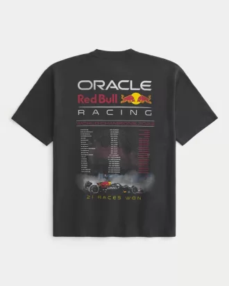 Boxy Heavyweight Oracle Red Bull Racing Graphic Tee,Boxy Heavyweight Oracle Red Bull Racing Graphic Tee