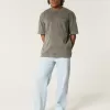 Boxy Heavyweight Pocket Crew T-Shirt,Boxy Heavyweight Pocket Crew T-Shirt