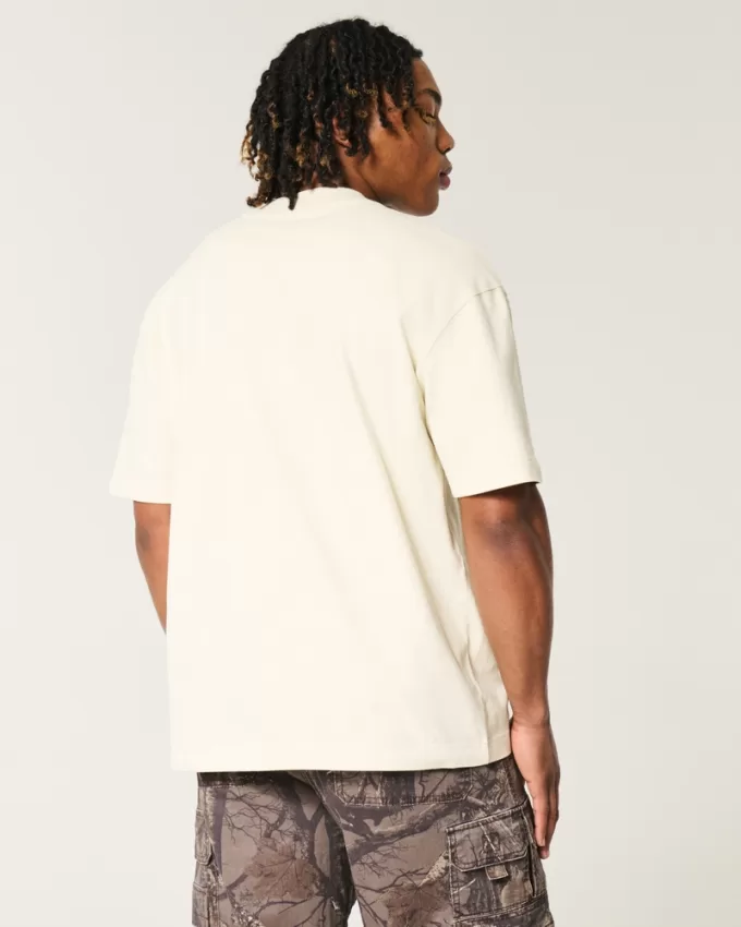 Boxy Heavyweight Pocket Crew T-Shirt,Boxy Heavyweight Pocket Crew T-Shirt