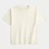 Boxy Heavyweight Pocket Crew T-Shirt,Boxy Heavyweight Pocket Crew T-Shirt