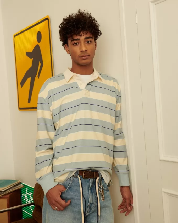 Boxy Heavyweight Rugby Polo,Boxy Heavyweight Rugby Polo